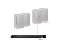 Акустическая система 4 настенных динамика XENO8x4 Audac 480Вт